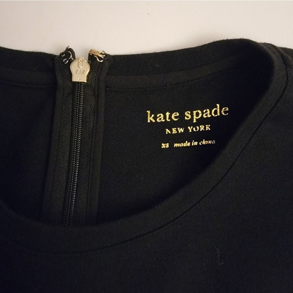 Kate Spade Bell Sleeve Pointe Pleated Dress - Picture 14 of 14